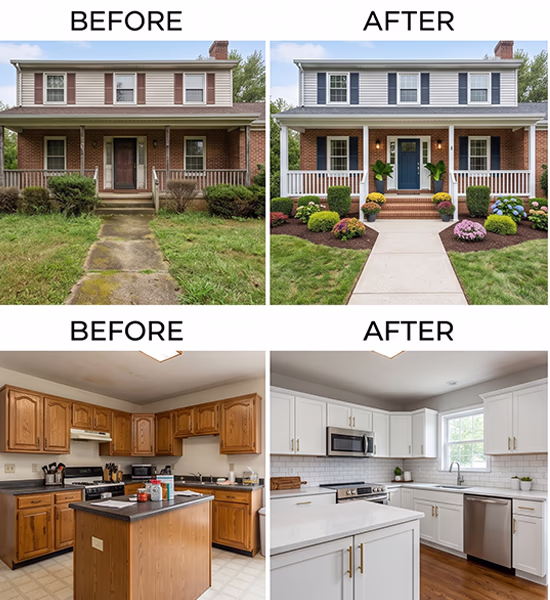 Preparing Your Home: Before and After Photos